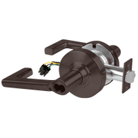Schlage ND80JD-EL-LON electrified storeroom cylindrical lock, Longitude lever, 613 dark bronze, less core