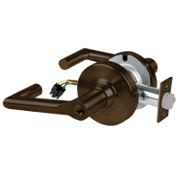 Schlage ND80PD-BRK-RX storeroom lockset, Boardwalk lever, oil-rubbed bronze 613 finish, keyed cylinder and latch