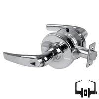 Schlage ALX40-ATH Privacy Cylindrical Lock, Athens Lever, Non-Keyed