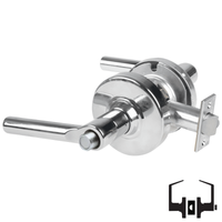 Schlage ALX40-BRW Privacy Cylindrical Lock, Broadway Lever, Non-Keyed