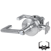Schlage ALX40-LON Privacy Cylindrical Lock, Longitude Lever, Non-Keyed