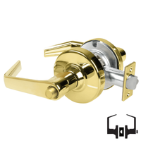 Schlage ALX40-SAT Privacy Cylindrical Lock, Saturn Lever, Non-Keyed