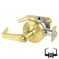 Schlage ALX40-SAT Privacy Cylindrical Lock, Saturn Lever, Non-Keyed