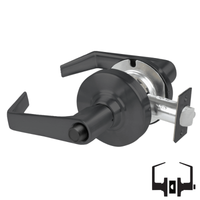 Schlage ALX40-SAT Privacy Cylindrical Lock, Saturn Lever, Non-Keyed
