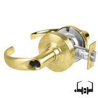 Schlage ALX80B-SPA Storeroom Cylindrical Lock, Sparta Lever, SFIC Less Core