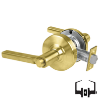 Schlage ND40S-LAT Cylindrical Privacy Lockset, Latitude Lever, Non-Keyed, Grade 1