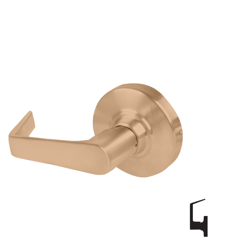 Schlage ALX170-SAT Single Dummy Trim, Saturn Lever, Non-Keyed