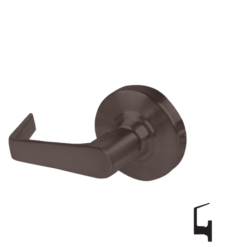 Schlage ALX170-SAT Single Dummy Trim, Saturn Lever, Non-Keyed