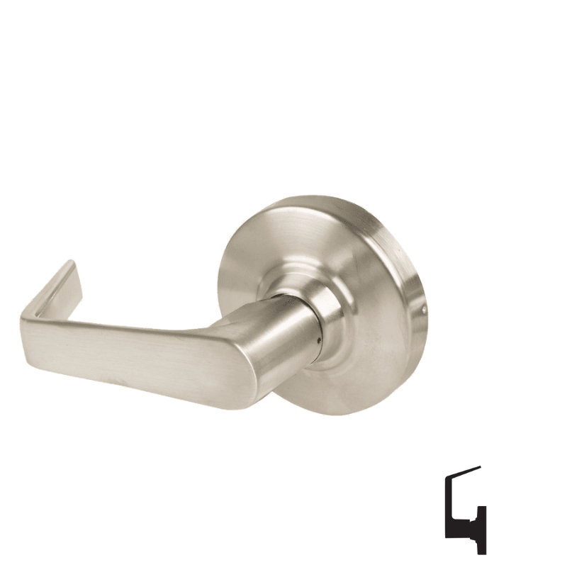 Schlage ALX170-SAT Single Dummy Trim, Saturn Lever, Non-Keyed