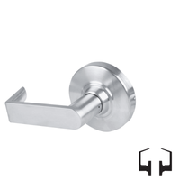 Schlage ALX172-RHO Double Dummy Trim, Rhodes Lever, Non-Keyed