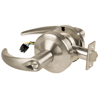 Schlage ND44S-OME Cylindrical Hospital Privacy Lock, Omega Lever, Non-Keyed, US15-619 Satin Nickel