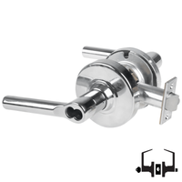 Schlage ND53-JD-BRW Cylindrical Entrance Lock, Broadway Lever, Schlage FSIC Full Sized Interchangeable Core, Less Core