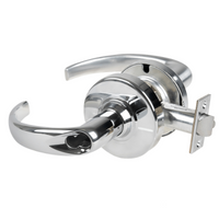 Schlage ND70BD-SPA classroom cylindrical lock, Sparta lever, bright chrome 625 finish, SFIC less core prep