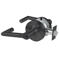 Schlage ND70PD-BRK classroom cylindrical lock, Boardwalk lever, matte black 622 finish, keyed cylinder