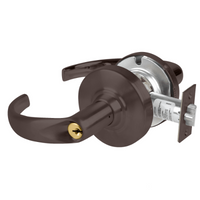 Schlage ND70PD-SPA classroom cylindrical lock, Sparta lever, 613 dark bronze finish with keyed cylinder