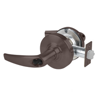 Schlage ND80JD-ATH 613 storeroom cylindrical lock with Athens lever, dark bronze finish, less core