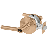 Schlage ND80JD-BRW storeroom cylindrical lock, Broadway lever, 612 satin bronze, less core