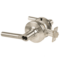 Schlage ND80JD-BRW-619 storeroom cylindrical lock with Broadway lever, satin nickel, FSIC less core