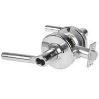 Schlage ND80JD-BRW-625 storeroom cylindrical lock, satin chrome, Broadway lever, FSIC less core