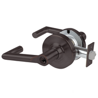 Schlage ND80PD-BRK storeroom lockset, Boardwalk lever, 643E dark bronze finish, keyed cylinder and latch