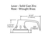 Sargent V30-10XU68-VSLL Hospital Privacy Function Cylindrical Lock, Visual Indicator Trim Outside Only, Green/Red, Non-Keyed