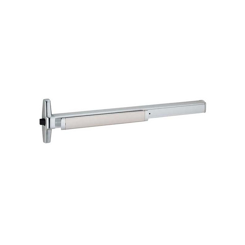 Von Duprin 35A-EO-4FT-US26D Narrow Style, Rim Exit Device, Hex Key Dogging, Door Width 34"-48" Non-Handed, Satin Chrome