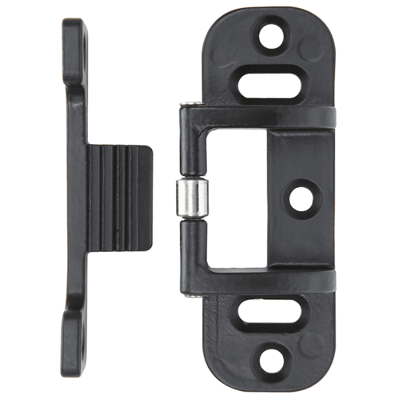 Von Duprin 499F-622 rim/vertical rod top strike with dust proof plate, flat black coated finish