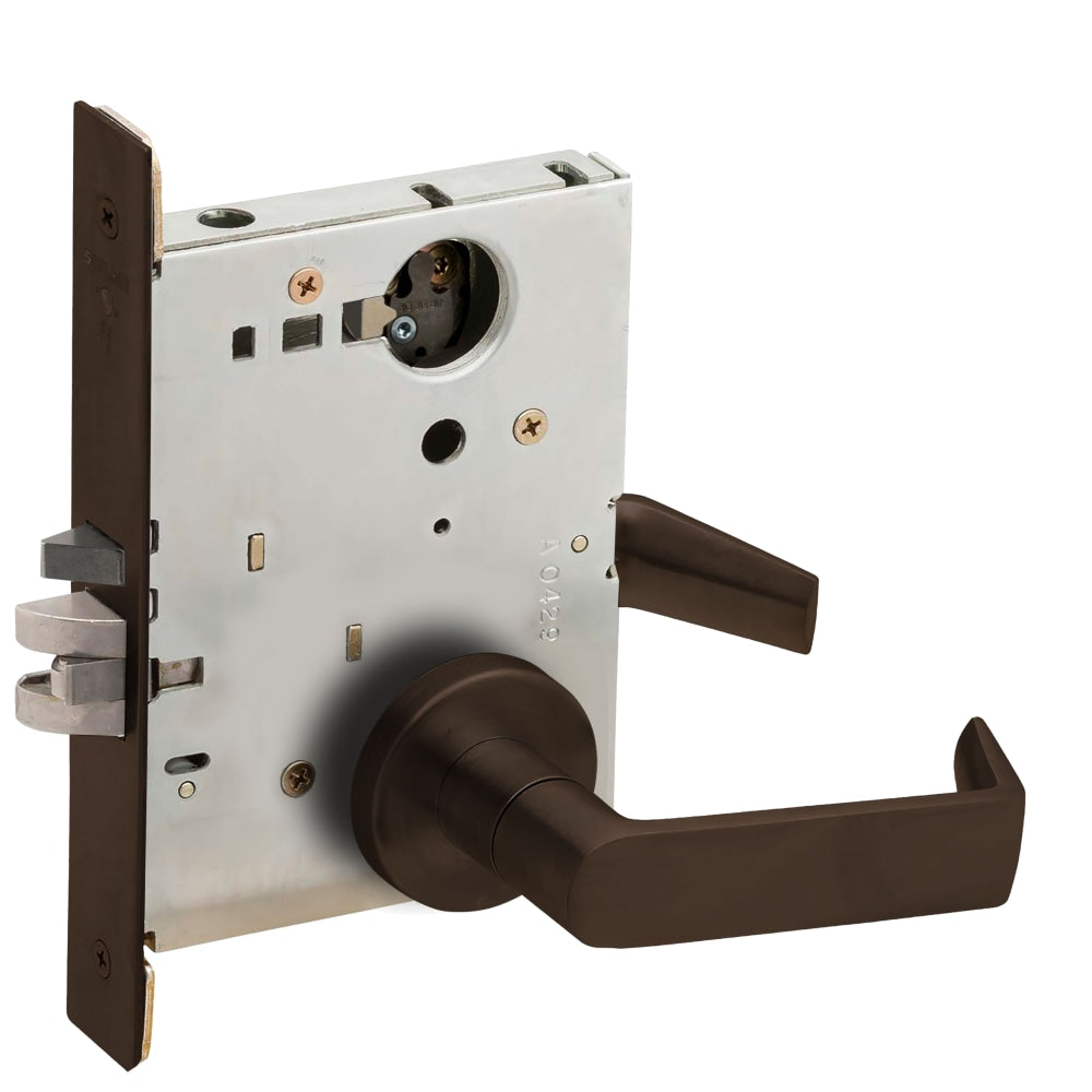 Schlage L9080L 06A Storeroom Mortise Lock, 06 Lever, A Rose