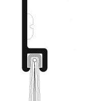 Pemko 18061DNB84 Brush Door Sweep 5/8" Nylon Brush Dark Bronze Anodized Aluminum