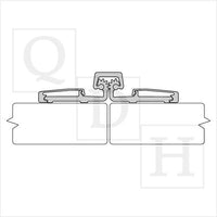 Hager Roton 780-057HD Full Surface Heavy Duty Continuous Geared Hinge - 95"
