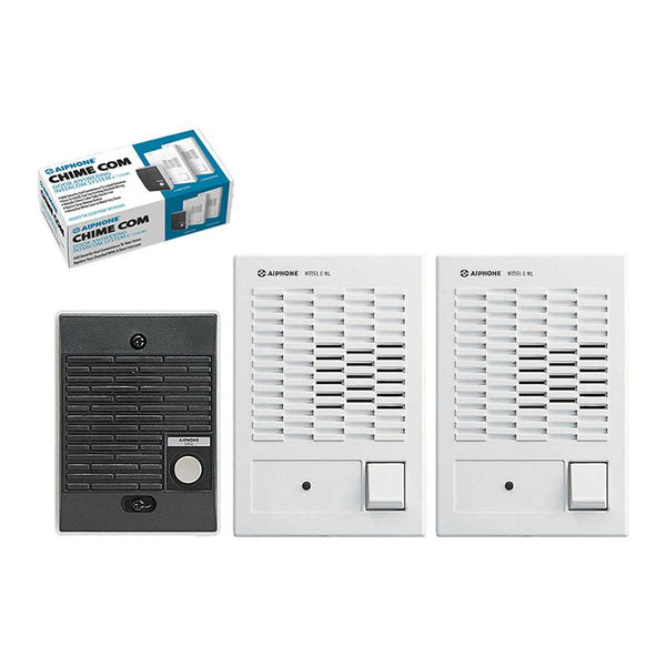 Aiphone C-123LW Dual Master Chime Com Set