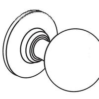 Arrow AM11 BD 3 Apartment, Front Door Mortise Lock, B Knob, D Rose, Bright Brass