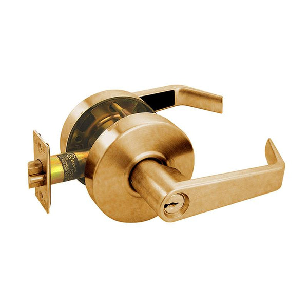 Arrow RL12SR 10 CS Storeroom Lever Lock SR Lever  Satin Bronze