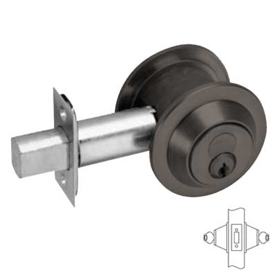 Corbin Russwin DL3012 Double Cylinder Deadlock, Conventional Cylinder. L4 Keyway, Keyed Random, [2] Change Keys, Non-Handed.