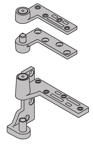 Ives 7222 SET LH SP28 Pivot Set 3/4" Offset