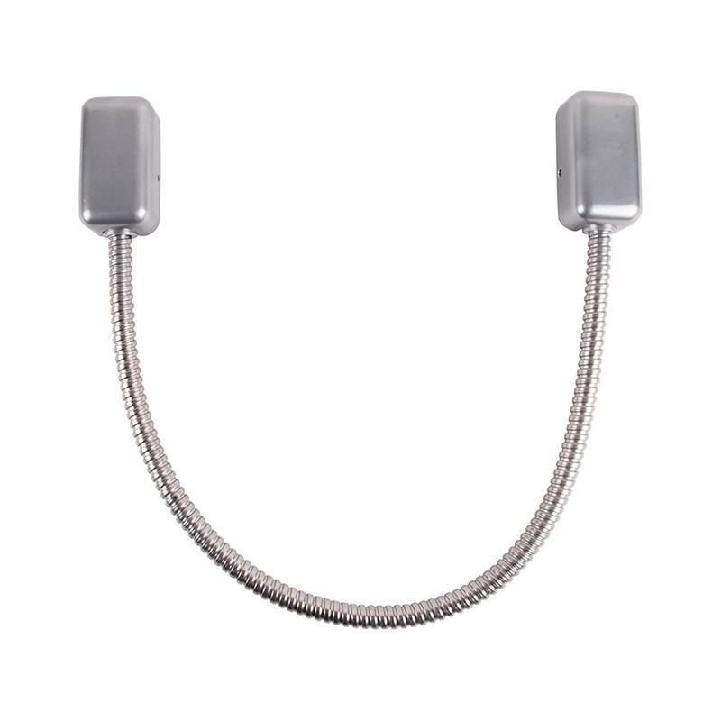 Keedex K-DL38A24 Lock Parts 24in Armored Door Loop 3/8in Flexible Conduit, Aluminum