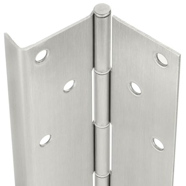 Markar HG315-79-RB Stainless Steel Edge Mount Raised Barrel Hinge Guard Continuous Hinge