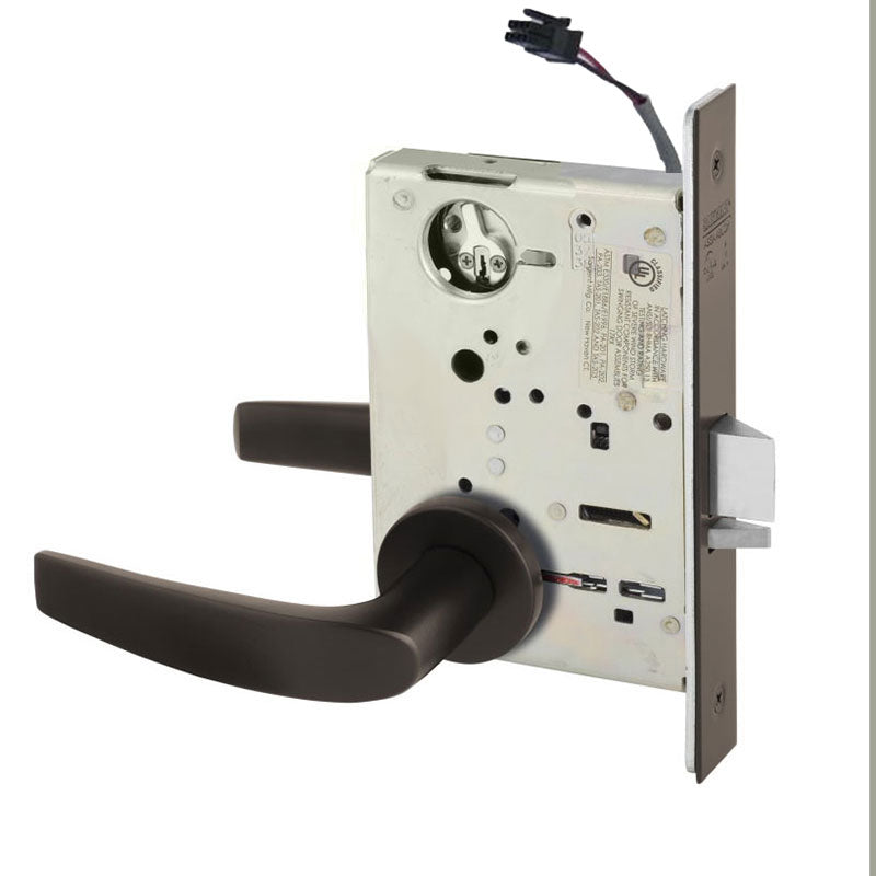 Sargent RX-LC-8204-12V-LNB-US10BE Storeroom or Closet Mortise Lock