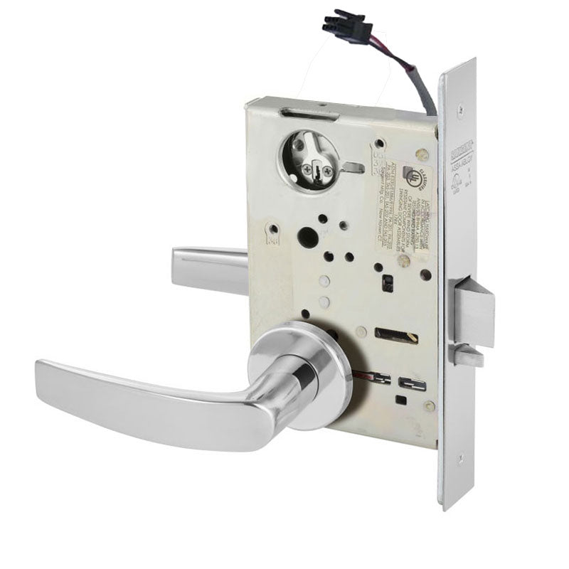 Sargent RX-LC-8204-12V-LNB-US26 Storeroom or Closet Mortise Lock