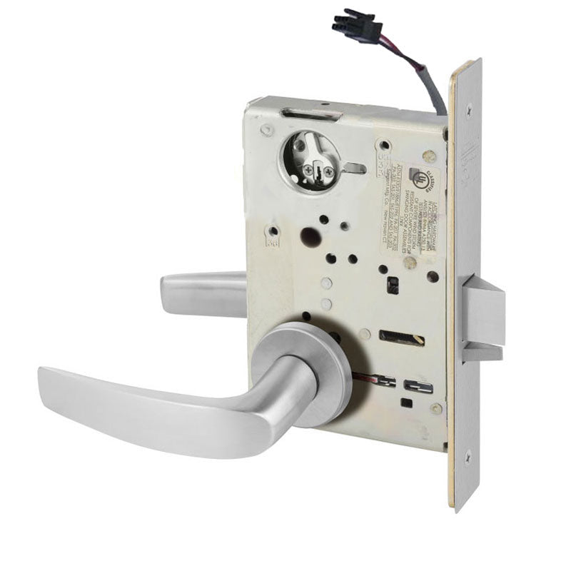 Sargent RX-LC-8204-24V-LNB-US26D Storeroom or Closet Mortise Lock