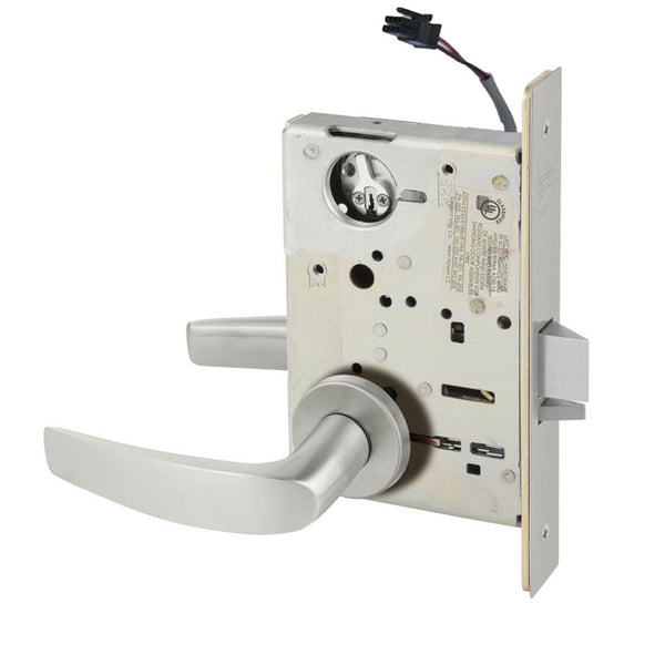 Sargent RX-LC-8204-24V-LNB-US32D Storeroom or Closet Mortise Lock