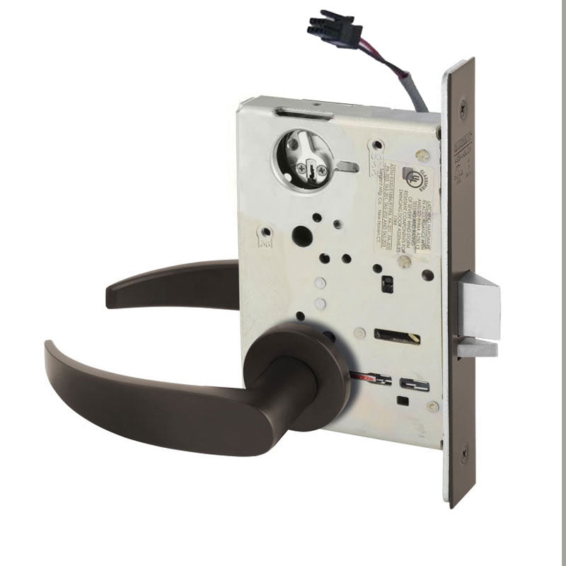 Sargent RX-LC-8204-24V-LNP-US10BE Storeroom or Closet Mortise Lock