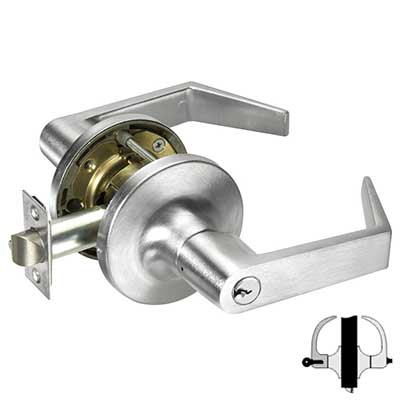 Accentra5407LN Entrance Office Function Cylindrical Lever Lock