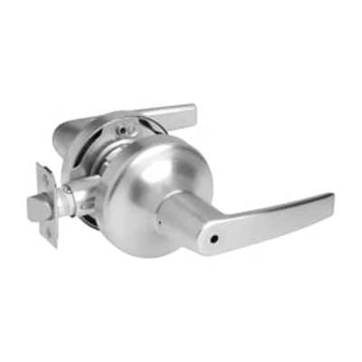 Yale 4702LN Privacy Function Cylindrical Lock - Grade 1, 2-3/4" Backset, Select Finish, Select Lever Option