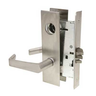 Sargent V20-60-IDP-PHR-R01-NAC-82281-12V-LNL-US26D Fail Secure Electrified Mortise Lock, R01, Door Position Switch, Privacy Indicator, PHR Deadbolt