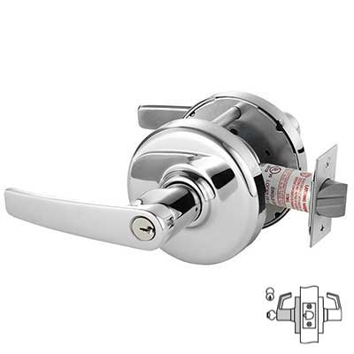 Corbin Russwin CL3857 Cylindrical Lever Lockset, Storeroom or Closet, Grade 2, Non-Handed.