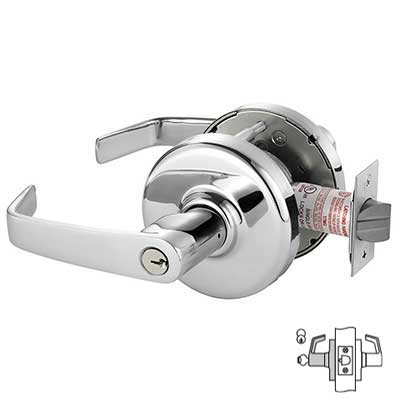 Corbin Russwin CL3857 Cylindrical Lever Lockset, Storeroom or Closet, Grade 2, Non-Handed.