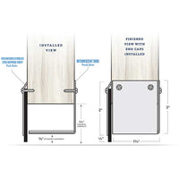 NGP 9590-48", Fire Door Bottom Gap Solution, UL Certified for Door Bottom Gaps Measuring up to 1 1/2", 48" Length, 90-Minute Rated. Non-Handed