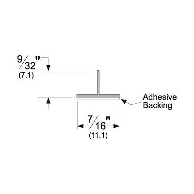  Pemko S771-C10 Self-Adhesive Astragal